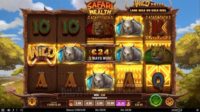 Safari Of Wealth Slot thu hút đông đảo người chơi tham gia